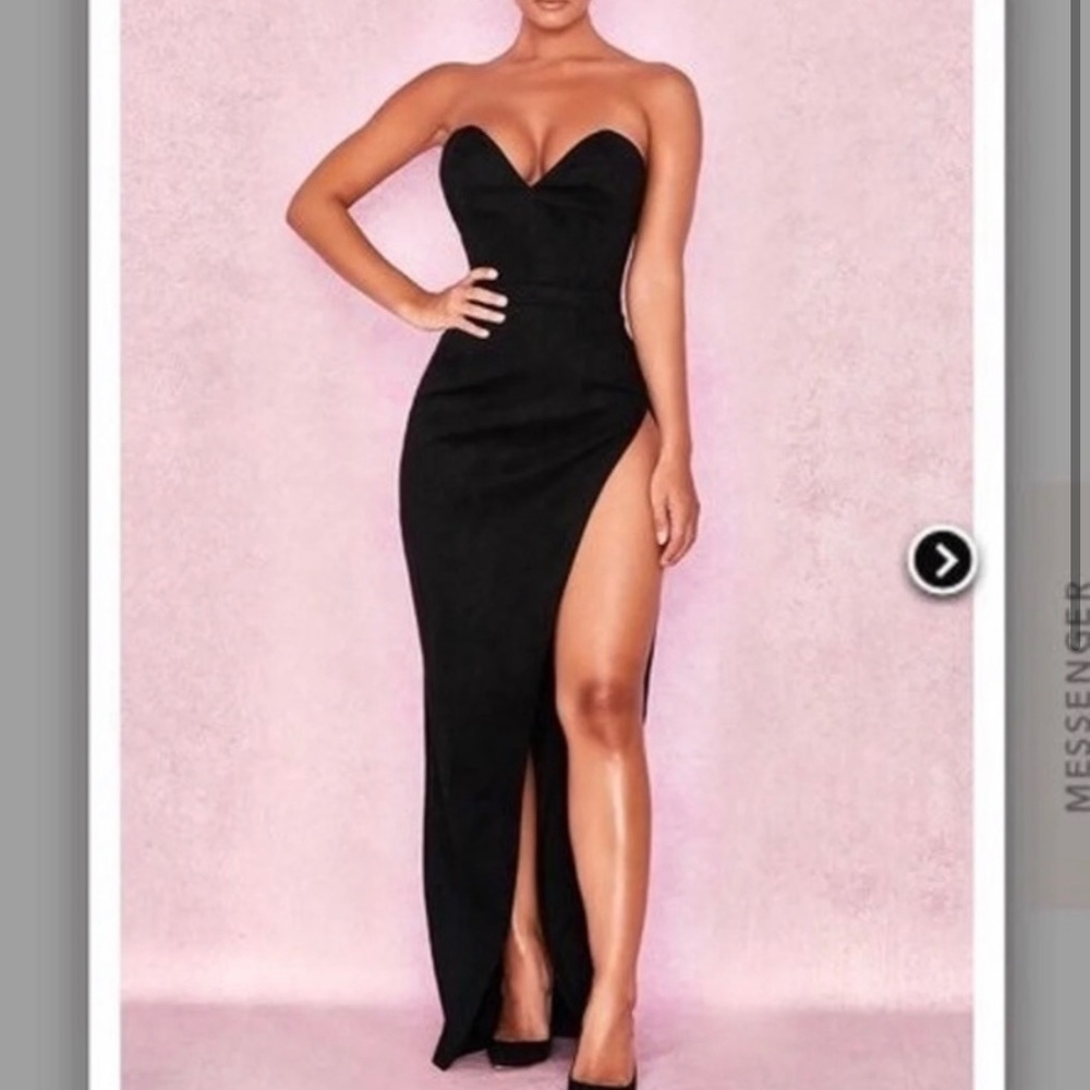 HOUSE OF CB Emmeline maxi dress with high slit